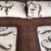28 Pościel z wełny Camel Ciemny + Kaszmir Szlachecki 240x200 + Materac wełniany