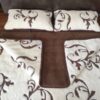 29 Pościel z wełny Camel Ciemny + Kaszmir Szlachecki 240x200 + Materac wełniany