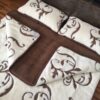 3 Pościel z wełny Camel Ciemny + Kaszmir Szlachecki 240x200 + Materac wełniany