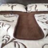 30 Pościel z wełny Camel Ciemny + Kaszmir Szlachecki 240x200 + Materac wełniany
