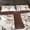 32 Pościel z wełny Camel Ciemny + Kaszmir Szlachecki 240x200 + Materac wełniany