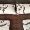 33 Pościel z wełny Camel Ciemny + Kaszmir Szlachecki 240x200 + Materac wełniany
