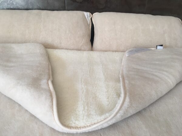 Pościel z wełny Camel Jasny + Merynos Tumbler 220x200 + Materac wełniany