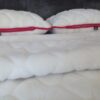 Pościel z wełny Kaszmir Caro Red 240x200 + Podkład wełniany