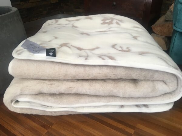 20 Kołdra z wełny Camel Jasny + Kaszmir Szlachecki 180x200