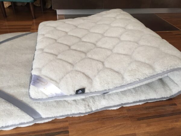 Materac z wełny Alpaki Silver Caro + Alpaka Gładka 160x200
